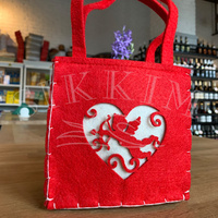 Filcowa torebka `Amorek na Walentynki` mała